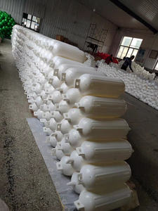 El PVC redondo de Venta caliente infla fácilmente los parachoques de <span class=keywords><strong>boya</strong></span> de ancla autoajustables del barco de agua de plástico HTM Serises Yacht Fender - Product Image 4