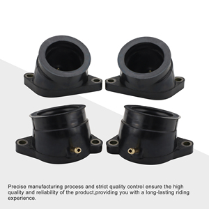 GOOFIT Coupleur de collecteur d'admission pour moto Adaptateur d'interface de carburateur pour moto Remplacement pour YAMAHA FZS1000 <span class=keywords><strong>FZ1</strong></span> Fazer 1000 - Product Image 4