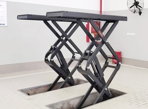Meilleur prix : Pont élévateur à ciseaux hydraulique à double vérin, à hauteur moyenne, pour réparation automobile - Product Image 5