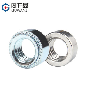 Tuercas de Fijación a Presión de Base Sólida M2.5 M3 M4 M5 M6 M8 M10, Acero al Carbono Galvanizado con Zinc, Grado Q235 A, Nivel 8.8 - Product Image 2