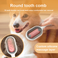 Accessoire de brosse d'épilation durable pour chat et chien Outils de toilettage TPR et ABS pour peigne de nettoyage des cheveux Mascotas