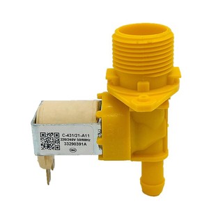 Válvula de entrada de agua universal para lavadora, válvula solenoide eléctrica 33290391A para lavadora de carga superior, plástico de alta calidad - Product Image 4