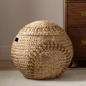 Panier en jacinthe d'eau en forme de balle de baseball, fait main, panier de rangement, vente en gros, écologique, fabriqué au Vietnam - Product Image 3