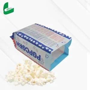 Kantong Kertas Segel Panas Ramah Lingkungan Grosir untuk Kantong Kertas Kemasan Popcorn Microwave