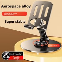 Support rotatif tout métal XTAURI, support de téléphone portable haut de gamme, tablettes, iPad, universel, pliable, portable
