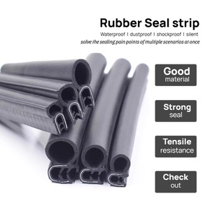 Tùy chỉnh chuyên nghiệp cắt hình chữ <span class=keywords><strong>U</strong></span> silica gel cao su niêm phong Dải xe bên cạnh cửa bảo vệ bảo vệ với dịch vụ chế biến - Product Image 6