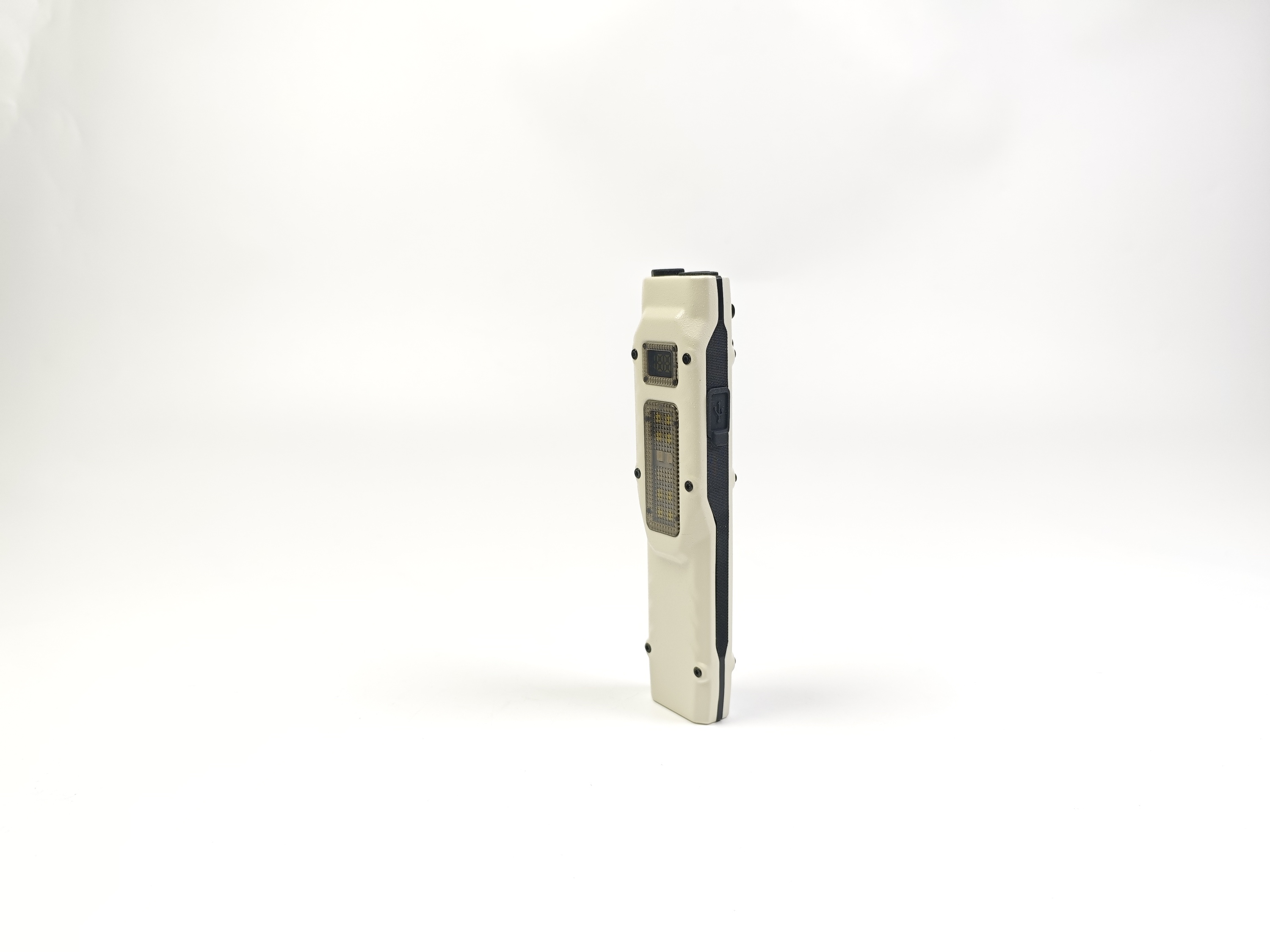 Rechargeable LED Penlight with White Red UV Side Light Pocket Inspection Flashlight with Power Indicator