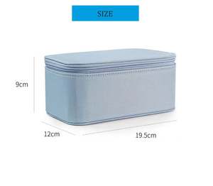 Étui Chic en PU avec Fermeture Éclair, Organisateur de Maquillage, Trousse de Beauté Chic, Boîte de Rangement pour Bijoux, Petite Trousse Cosmétique Style Femme, OEM Disponible - Product Image 5