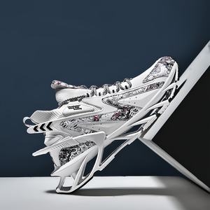 Chaussures pour hommes Y Big Size 46, baskets respirantes en tissu Fly Woven, chaussures décontractées pour la marche, la course à pied, le sport, le basketball, chaussures hautes pour hommes - Product Image 2