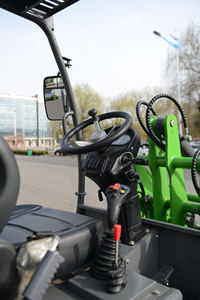 INMAX EV10 Аккумулятор для фермы садовый ковш маленький Электрический 1 тонный колесный контейнерный погрузчик - Product Image 2