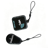 Op maat gemaakte NFC PVC epoxy sleutelhangers |   Slimme RFID-sleutelhangers voor contactloze informatieverdeling & marketing
