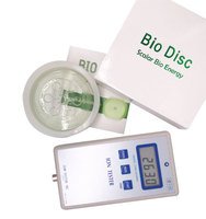 Disque Bio Alpha Spin 4 Écologique à Énergie Quantique avec Ions Négatifs, 2 Disques Bio Alpha Spin en Verre avec Emballage Boîte
