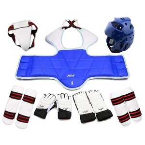 Set completo da competizione <span class=keywords><strong>Taekwondo</strong></span> per bambini <span class=keywords><strong>adulti</strong></span> Set completo 7 pezzi con materiale EVA e Design traspirante - Product Image 2
