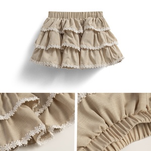 DC <span class=keywords><strong>Jupe</strong></span> Fille 3 Couches Volants Dentelle <span class=keywords><strong>Jupe</strong></span> <span class=keywords><strong>Mini</strong></span> Synthétique Tissé Vêtements Enfants Mode Fille Robes Bébé Vente en Gros - Product Image 2