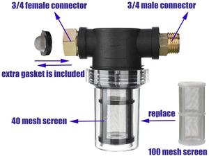 Europe and USA Hot Sale Garden <strong>Hose</strong> Filter Attachment for High Pressure <strong>Washer</strong> - Product Image 2
