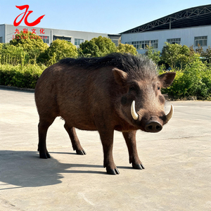Modèle de <span class=keywords><strong>sanglier</strong></span> animatronique réaliste grandeur nature en fourrure artificielle pour exposition en zoo, <span class=keywords><strong>parc</strong></span> <span class=keywords><strong>à</strong></span> thème ou scène forestière - Product Image 4