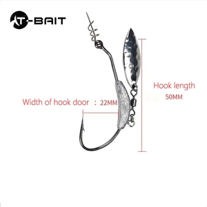 ตะขอเกี่ยวเหยื่อตกปลาแบบสแตนเลสพร้อม<span class=keywords><strong>ช้อน</strong></span><span class=keywords><strong>สวิง</strong></span> สำหรับตกปลาเบส ปลาไพค์ในแม่น้ำ ปลาทะเล และตกปลาจิ๊กกิ้ง ตกปลาหมึก - Product Image 3