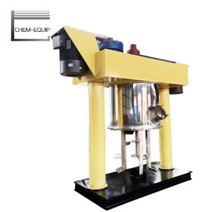 Mélangeur planétaire double à vide de type portique de 1000 L avec presse pour graisse de silicium lubrifiante - Product Image 1