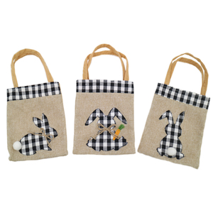 <span class=keywords><strong>Kiha</strong></span> ถุงผ้าใส่ไข่อีสเตอร์ถุงขนมสำหรับงานเลี้ยงอีสเตอร์งานหัตถกรรมกระต่ายสำหรับเด็กของขวัญวันอีสเตอร์ - Product Image 1