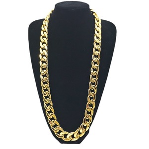<span class=keywords><strong>Cadena</strong></span> Cubana Unisex <span class=keywords><strong>de</strong></span> Tungsteno Chapada en Oro <span class=keywords><strong>de</strong></span> 2 <span class=keywords><strong>cm</strong></span> <span class=keywords><strong>de</strong></span> Ancho, Personalizada, <span class=keywords><strong>de</strong></span> Alto Rendimiento, para Suministro Transfronterizo <span class=keywords><strong>de</strong></span> Accesorios - Product Image 5