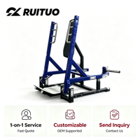Machine de musculation commerciale à charge de plaques pour développements assis à la presse plate – Équipement de musculation pectorale