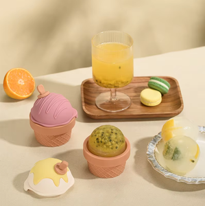 Экологичная многоразовая форма для льда в корейском стиле из пищевого силикона, термостойкая, можно мыть в посудомоечной машине, 10x10x10 см, для мороженого - Product Image 6