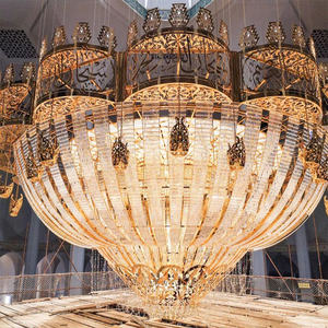 Хрустальная люстра в ближневосточном стиле, роскошная подвесная лампа для большого отеля и виллы с креативным дизайном - Product Image 2