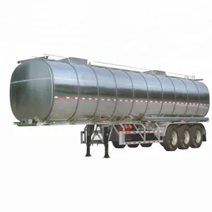 3 Axle Tank Transport Liquid Mobile Oil Diesel Fuel Tanker Tank Semi Trailer For Sale