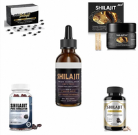 OEM & ODM Capsules d'extrait de Shilajit Supplément de Shilajit avec Ashwagandha Ginseng Saw Palmetto Shilajit Paste