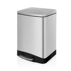 <span class=keywords><strong>Cubo</strong></span> de <span class=keywords><strong>basura</strong></span> Rectangular de acero inoxidable para Hotel, papelera grande con <span class=keywords><strong>Pedal</strong></span>, <span class=keywords><strong>40</strong></span> <span class=keywords><strong>litros</strong></span> - Product Image 1