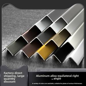 Alliage d'aluminium direct d'usine en forme de L- 7 emballage de bord sans colle bandes de Protection d'angle de carreaux anti-collision carreaux de carreaux - Product Image 4