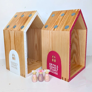 Supporto a Forma di Casa per Porta Fatata, Mensola Decorativa per la Casa, Appendiabiti a Parete a Forma di Casa, Supporti per Tonie - Product Image 6