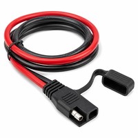 Konektor Otomotif SAE 4-Pin Terpolarisasi Quick Disconnect 5-Pack 12AWG 30A Kuningan Berlapis Timah Tahan Air IP65