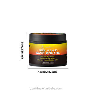 Pommade Coiffante 360 Waves en Gros au Beurre de Karité <span class=keywords><strong>pour</strong></span> <span class=keywords><strong>Cheveux</strong></span> Africains – Crème Définissante et Améliorante <span class=keywords><strong>pour</strong></span> l'Entraînement des Ondulations 113g - Product Image 3