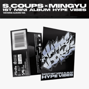 KPOP SEVENTEEN SCOUPS X MINGYU 1er Mini Álbum HYPE VIBES Weverse Oficial Bluewave CD Coleccionable Regalo Musical - Product Image 3