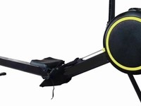 Máquina de remo de resistencia al viento, gimnasta plegable, equipo de Fitness comercial, ajuste de resistencia inteligente, estudio de gimnasio