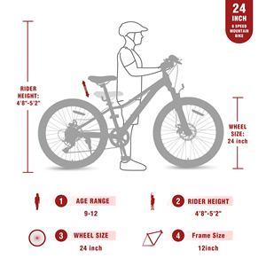 Bicicleta de Montaña ZUKKA con Cuadro de Acero de 20 Pulgadas para Niños y Niñas de 9 a 12 Años con 6 Velocidades - Product Image 4