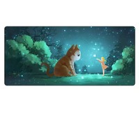 Tapis de bureau surdimensionné et rembourré pour étudiants, créatif, imperméable, personnalisé, avec motifs de dessins animés, pour jeux vidéo et esports - Stock personnalisable