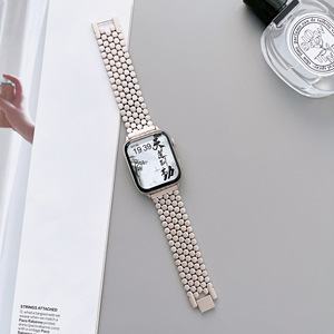 Accesorios para Correas de Reloj Inteligente para <span class=keywords><strong>Apple</strong></span> <span class=keywords><strong>Watch</strong></span> Ultra 2 3, Brazalete de Aleación con Diseño de Escamas de Pescado, Correa de Metal de Lujo para Hombre - Product Image 5