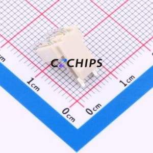 HCZZ0604-2 Wire-to-Board Pin Header Bent Lead Through Hole,P=3.96mm Connector 1x2P 3.96mm Right Angle Insert VH - Product Image 2