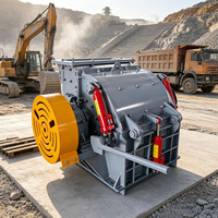 Concasseur à marteaux robuste pour pierres, roches, calcaire et charbon, machine de broyage à marteaux compacte pour l'exploitation minière et les carrières, directement de l'usine