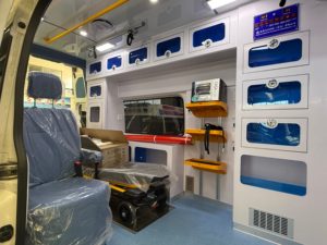 Nueva Ambulancia de Emergencia JMC con Techo Alto, Motor Diésel, Transmisión Automática, EURO 5, Vehículo de Rescate Médico - Product Image 4