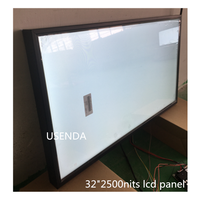 Écran LCD publicitaire haute luminosité 27 32 43 55 65 pouces lisible en plein soleil 1000 nits 1500 nits 2500 nits moniteur écran LVDS