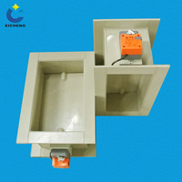 Compuerta de Aire Eléctrica Rectangular de PP Personalizable para Control de Flujo de Aire