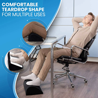 Repose-pieds ergonomique en mousse sous le bureau Coussin confortable Fond antidérapant