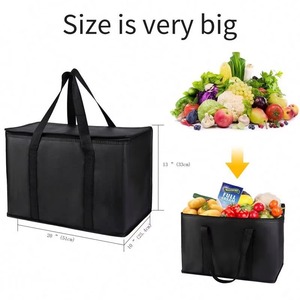Sac isotherme personnalisable gratuit, sac de pique-nique d'extérieur, sac à glace en aluminium épaissi, réutilisable et isolant - Product Image 2