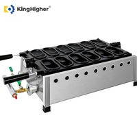 Machine à gaufres en forme de chaussures à haute productivité, grande capacité, antiadhésive, équipement de fabrication de collations