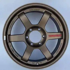 607 hafif özel Watanable bronz Finish kapalı yol 18 inç 6x114.3 6x139.7 6-delik alüminyum alaşım jantlar 4x4 SUV jantlar