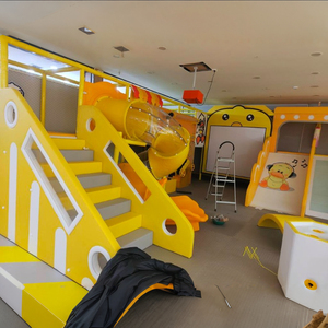 Château jaune personnalisé thème Soft Play Center enfants commercial équipement de terrain de jeu intérieur pour <span class=keywords><strong>parc</strong></span> d'attractions pour enfants - Product Image 4