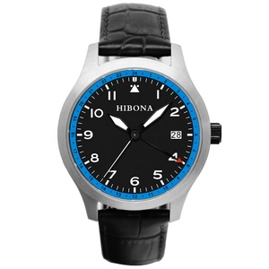 Pièces de montre en gros GMT Ronda 515 Montres pour hommes en acier inoxydable à mouvement <span class=keywords><strong>24h</strong></span> - Product Image 3